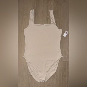 Old Navy Women's Cream Bodysuit